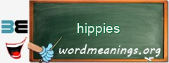 WordMeaning blackboard for hippies